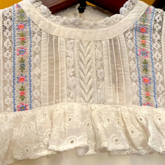 LOVESHACKFANCY Doreen Crop Top - Picture 3 of 14